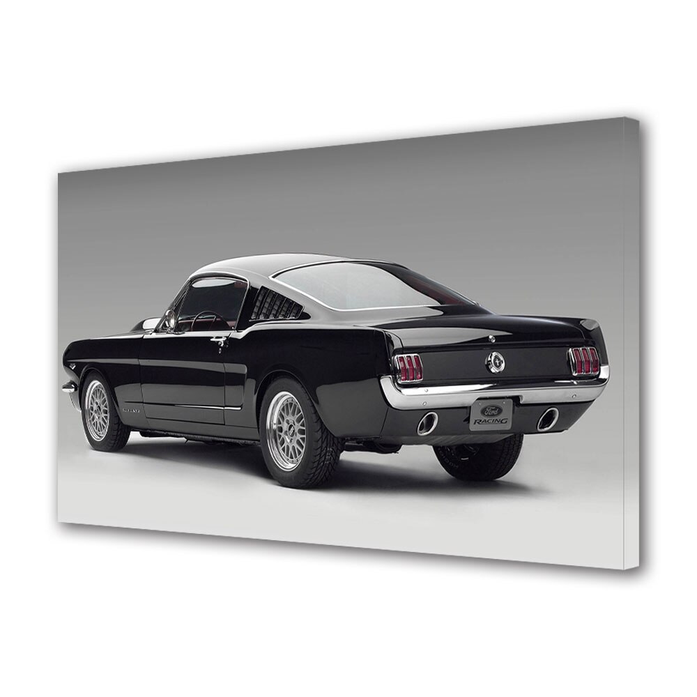 Tablou Canvas Luminos in intuneric VarioView LED, Auto Moto, Ford Mustang MkI, 40 x 60 cm