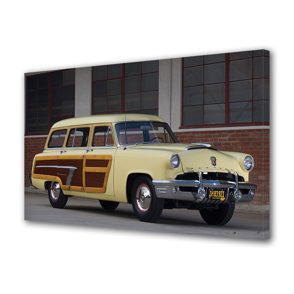 Tablou Canvas Luminos in intuneric VarioView LED, Auto Moto, 1952 Mercury Station Wagon, 30 x 45 cm