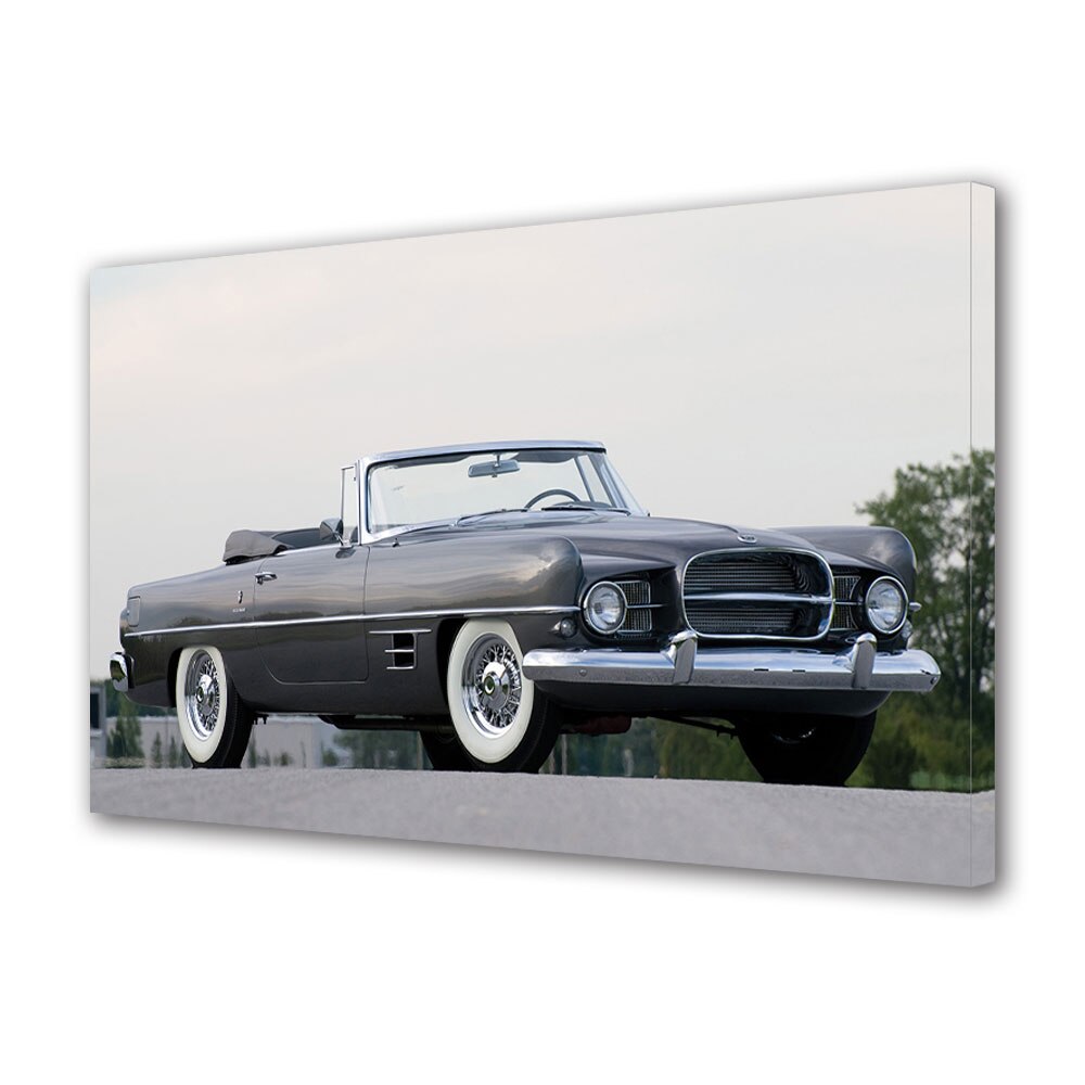 Tablou Canvas Luminos in intuneric VarioView LED, Auto Moto, 1957 Dual-Ghia Convertible, 40 x 60 cm