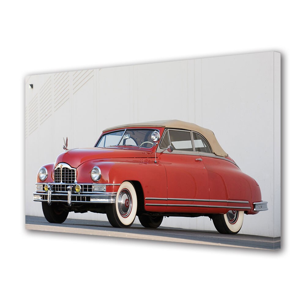 Tablou Canvas Luminos in intuneric VarioView LED, Auto Moto, 1948 Packard Custom Eight Convertible Coupe, 30 x 45 cm