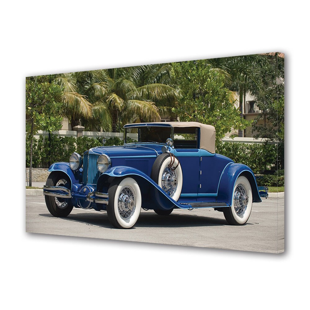 Tablou Canvas Luminos in intuneric VarioView LED, Auto Moto, 1930 Cord L-29 Cabriolet, 30 x 45 cm