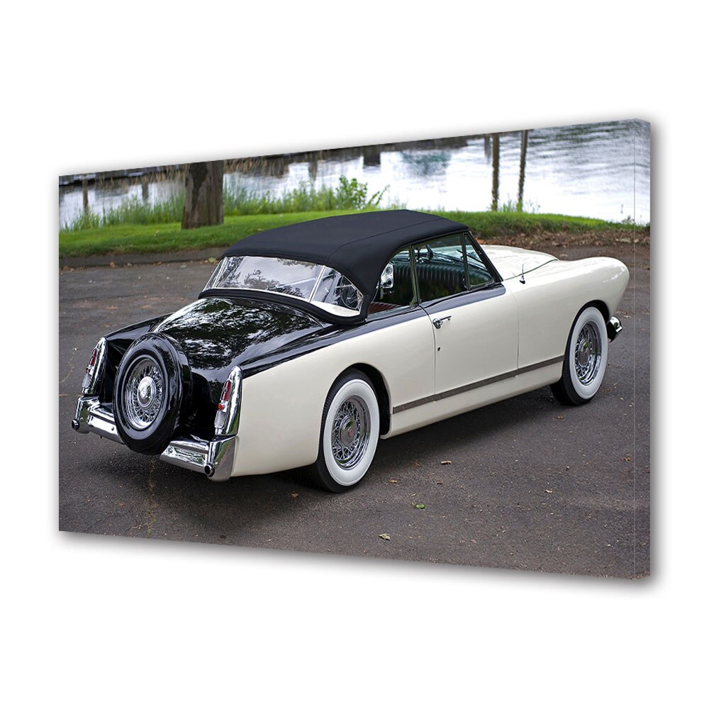 Tablou Canvas Luminos in intuneric VarioView LED, Auto Moto, Muntz Jet Convertible 1952, 30 x 45 cm