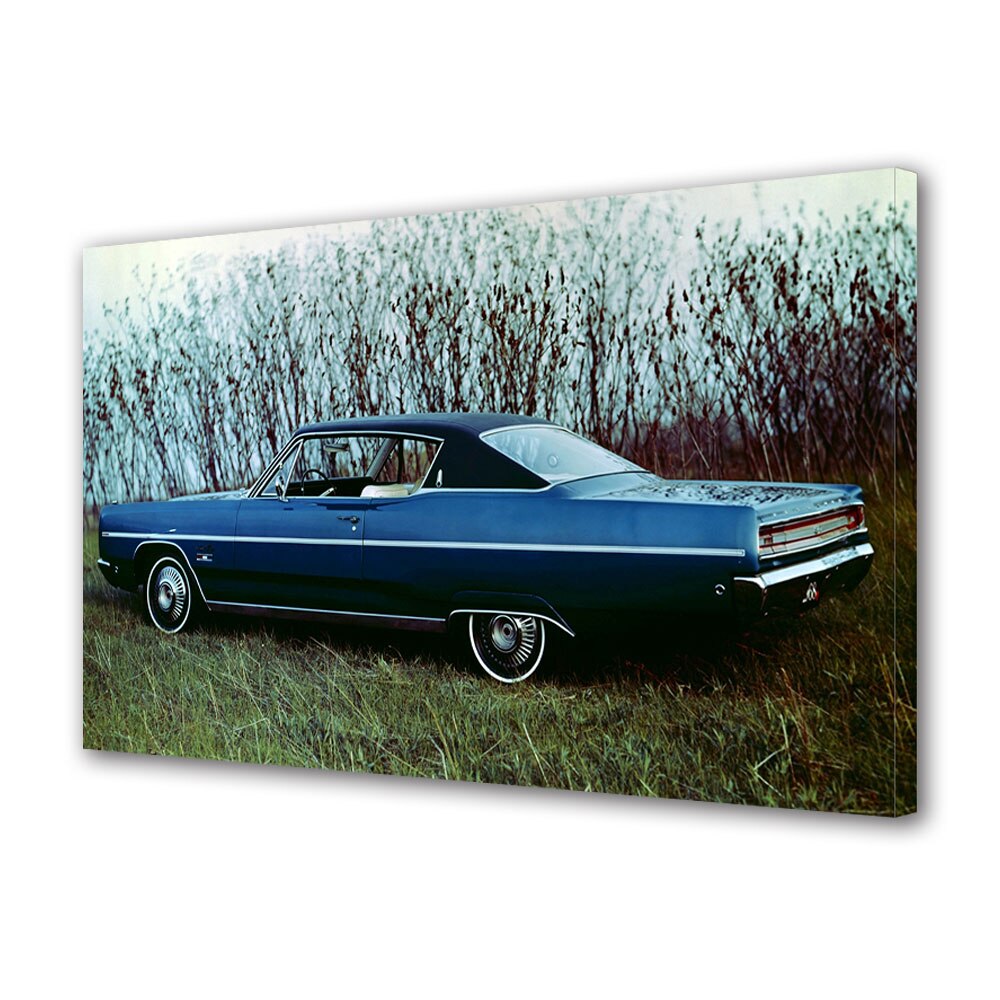 Tablou Canvas Luminos in intuneric VarioView LED, Auto Moto, Plymouth Fury 1968, 30 x 45 cm