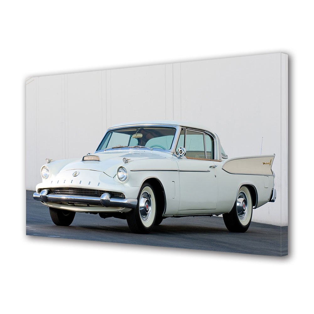 Tablou Canvas Luminos in intuneric VarioView LED, Auto Moto, Packard Hawk 1958, 30 x 45 cm