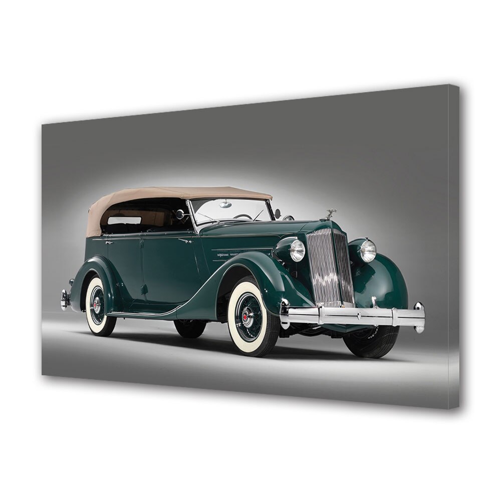 Tablou Canvas Luminos in intuneric VarioView LED, Auto Moto, Packard Eight Phaeton 1936, 30 x 45 cm
