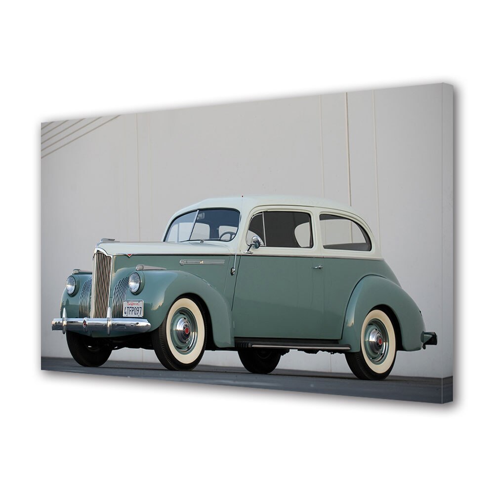 Tablou Canvas Luminos in intuneric VarioView LED, Auto Moto, Packard 110 2-door Touring Sedan 1941, 30 x 45 cm