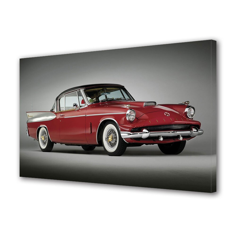 Tablou Canvas Luminos in intuneric VarioView LED, Auto Moto, Packard Hawk 1958, 40 x 60 cm