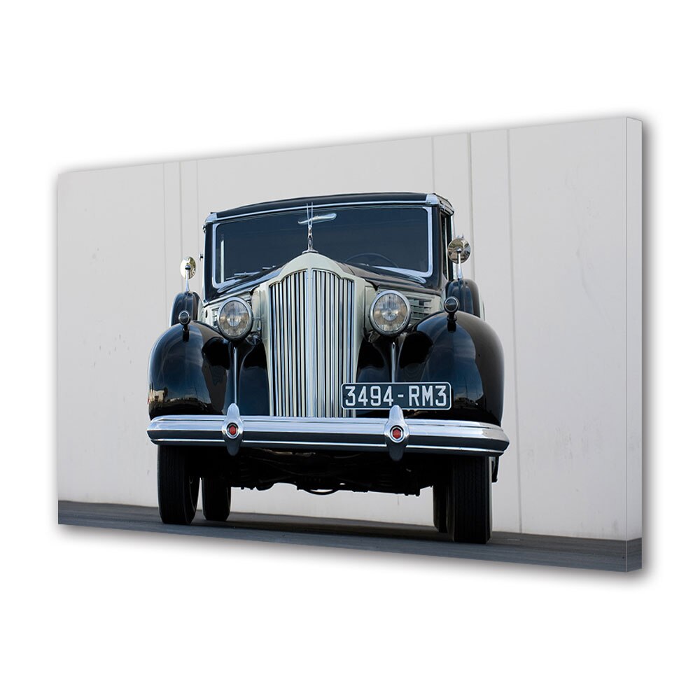 Tablou Canvas Luminos in intuneric VarioView LED, Auto Moto, Packard Super Eight Transformable Town Car by Franay 1939, 30 x 45 cm