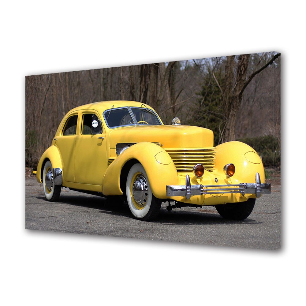 Tablou Canvas Luminos in intuneric VarioView LED, Auto Moto, 1937 Cord 812 SC Beverly, 30 x 45 cm