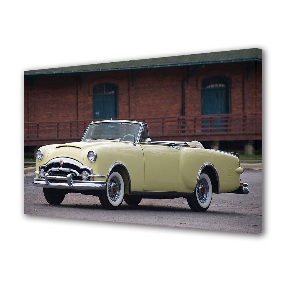 Tablou Canvas Luminos in intuneric VarioView LED, Auto Moto, Packard Caribbean Convertible 1953, 40 x 60 cm