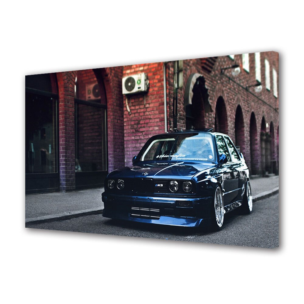 Tablou Canvas Luminos in intuneric VarioView LED, Auto Moto, BMW M3, 40 x 60 cm