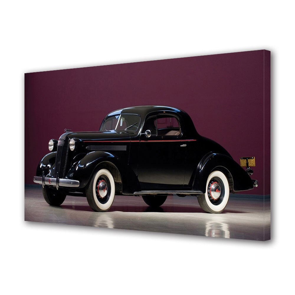 Tablou Canvas Luminos in intuneric VarioView LED, Auto Moto, 1936 Pontiac Master Six Deluxe Coupe, 30 x 45 cm