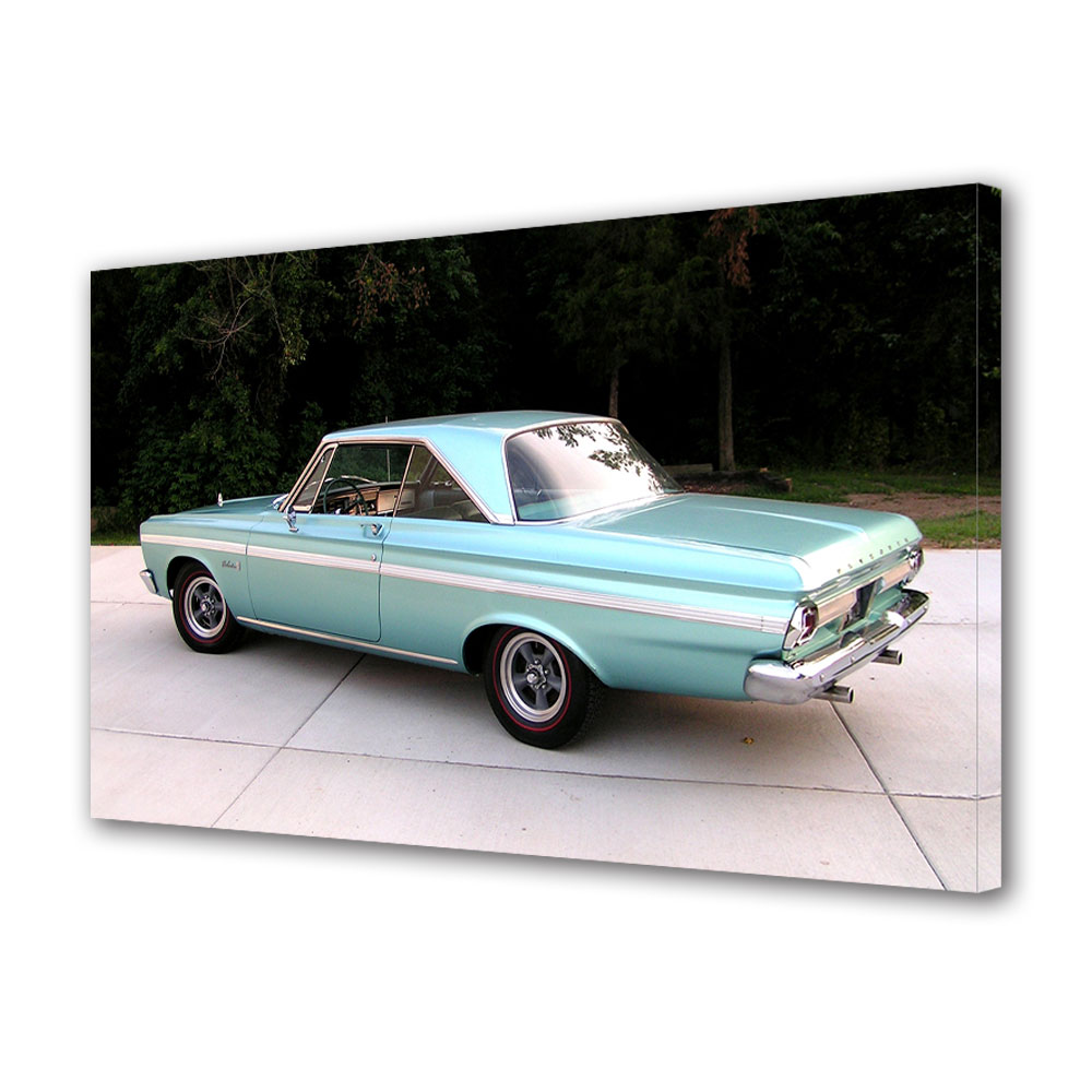 Tablou Canvas Luminos in intuneric VarioView LED, Auto Moto, Plymouth Belvedere 1964, 40 x 60 cm