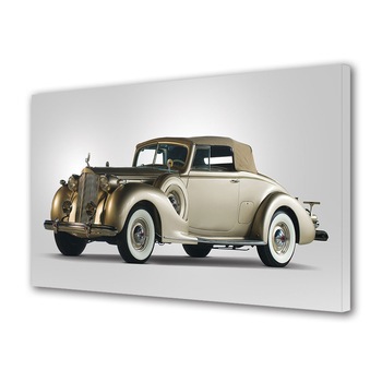 Tablou Canvas Luminos in intuneric VarioView LED, Auto Moto, Packard Twelve Coupe Roadster 1938, 40 x 60 cm Tablou Canvas Luminos in intuneric VarioView LED, Auto Moto, Packard Twelve Coupe Roadster 1938, 40 x 60 cm