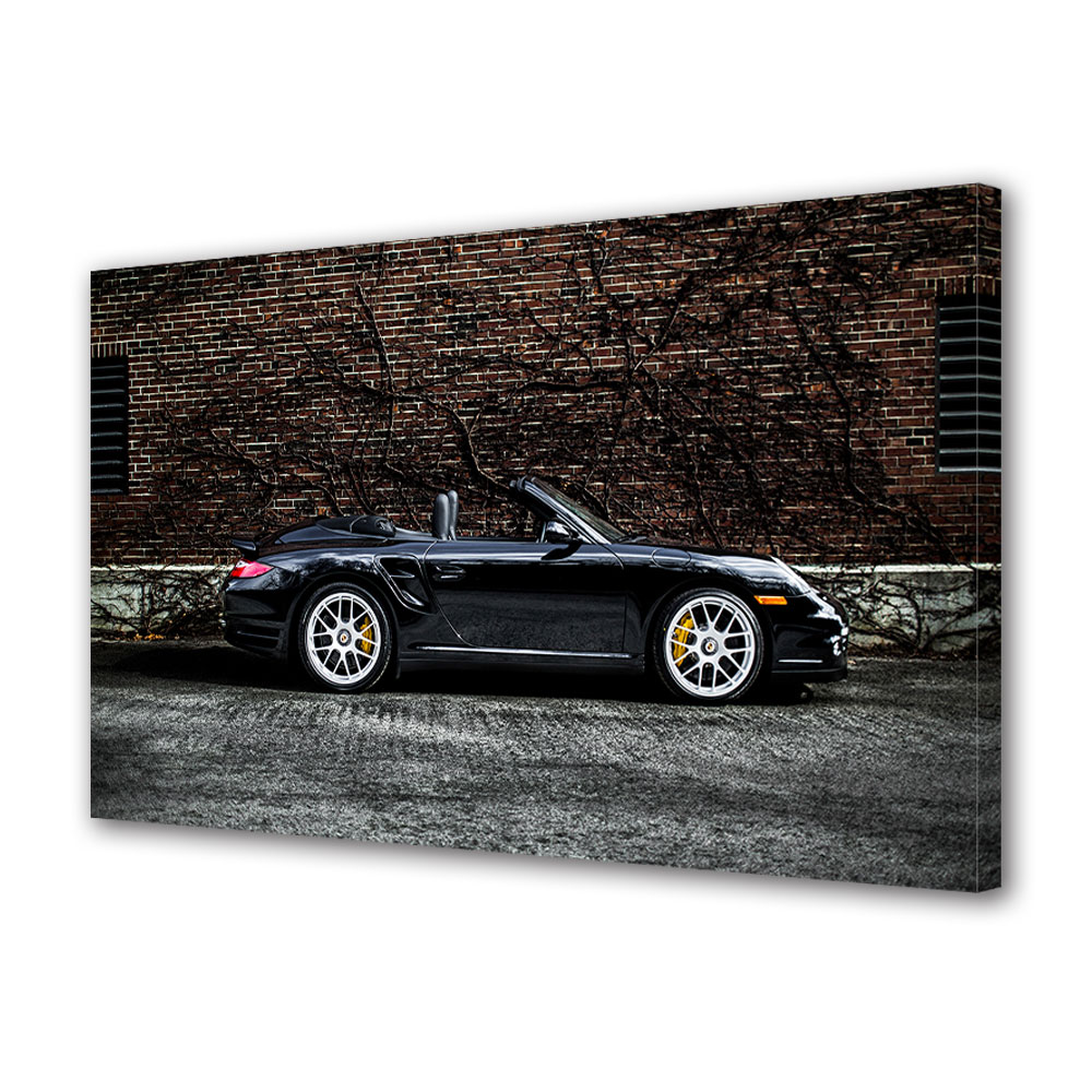Tablou Canvas Luminos in intuneric VarioView LED, Auto Moto, Porsche, 40 x 60 cm