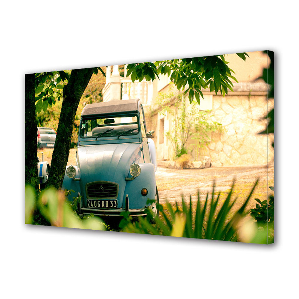 Tablou Canvas Luminos in intuneric VarioView LED, Auto Moto, Citroen 2CV, 40 x 60 cm