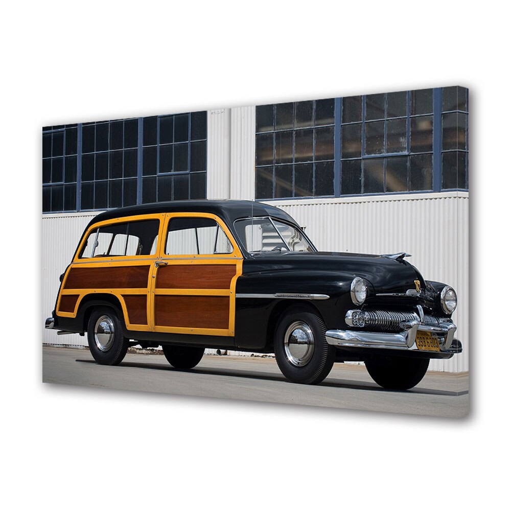 Tablou Canvas Luminos in intuneric VarioView LED, Auto Moto, Mercury Station Wagon 1950, 40 x 60 cm