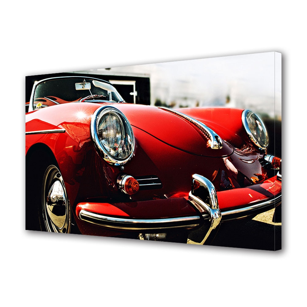 Tablou Canvas Luminos in intuneric VarioView LED, Auto Moto, Porsche Clasica, 40 x 60 cm