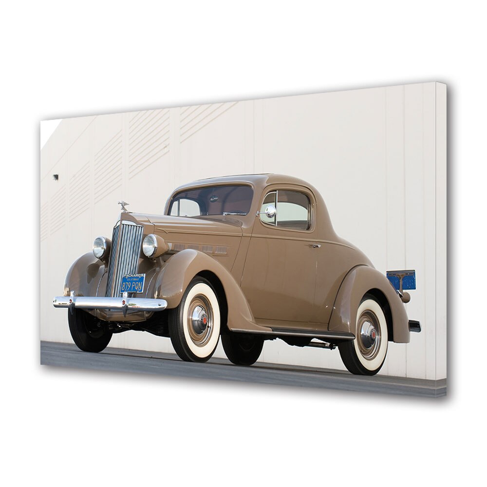 Tablou Canvas Luminos in intuneric VarioView LED, Auto Moto, Packard Six Coupe 1937, 40 x 60 cm