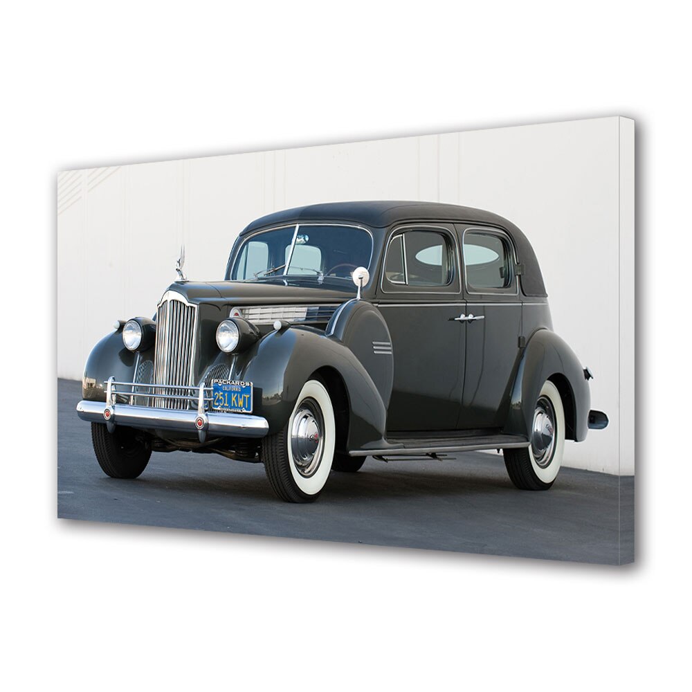 Tablou Canvas Luminos in intuneric VarioView LED, Auto Moto, Packard Super Eight Formal Sedan 1940, 30 x 45 cm