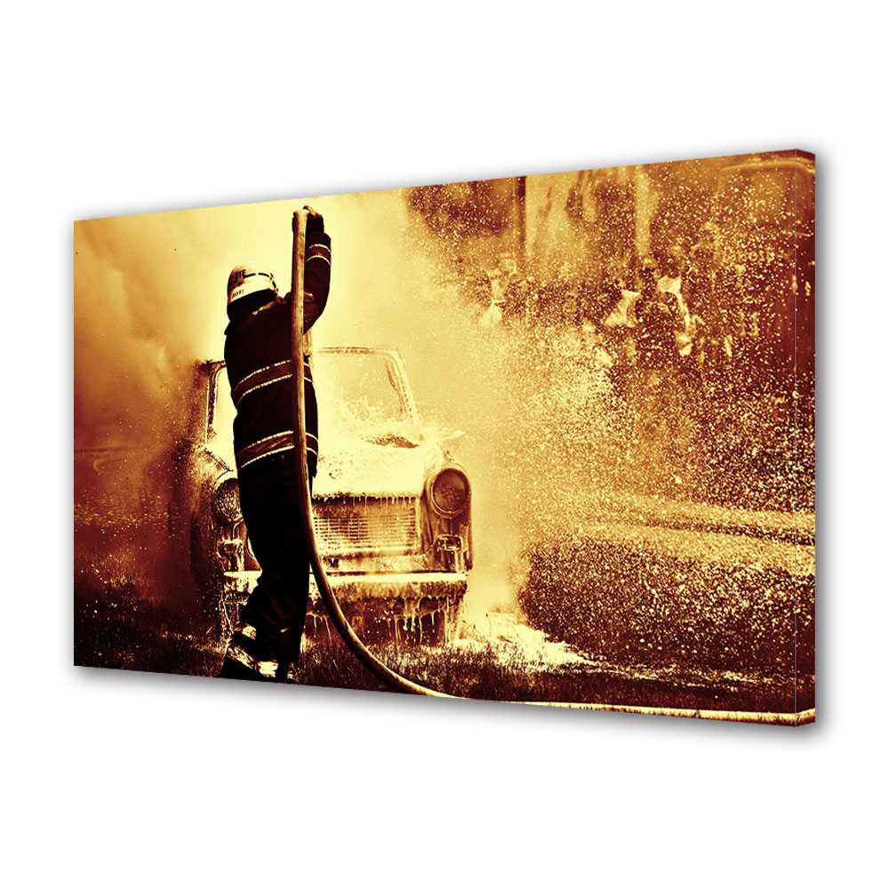 Tablou Canvas Luminos in intuneric VarioView LED, Auto Moto, Trabant, 30 x 45 cm