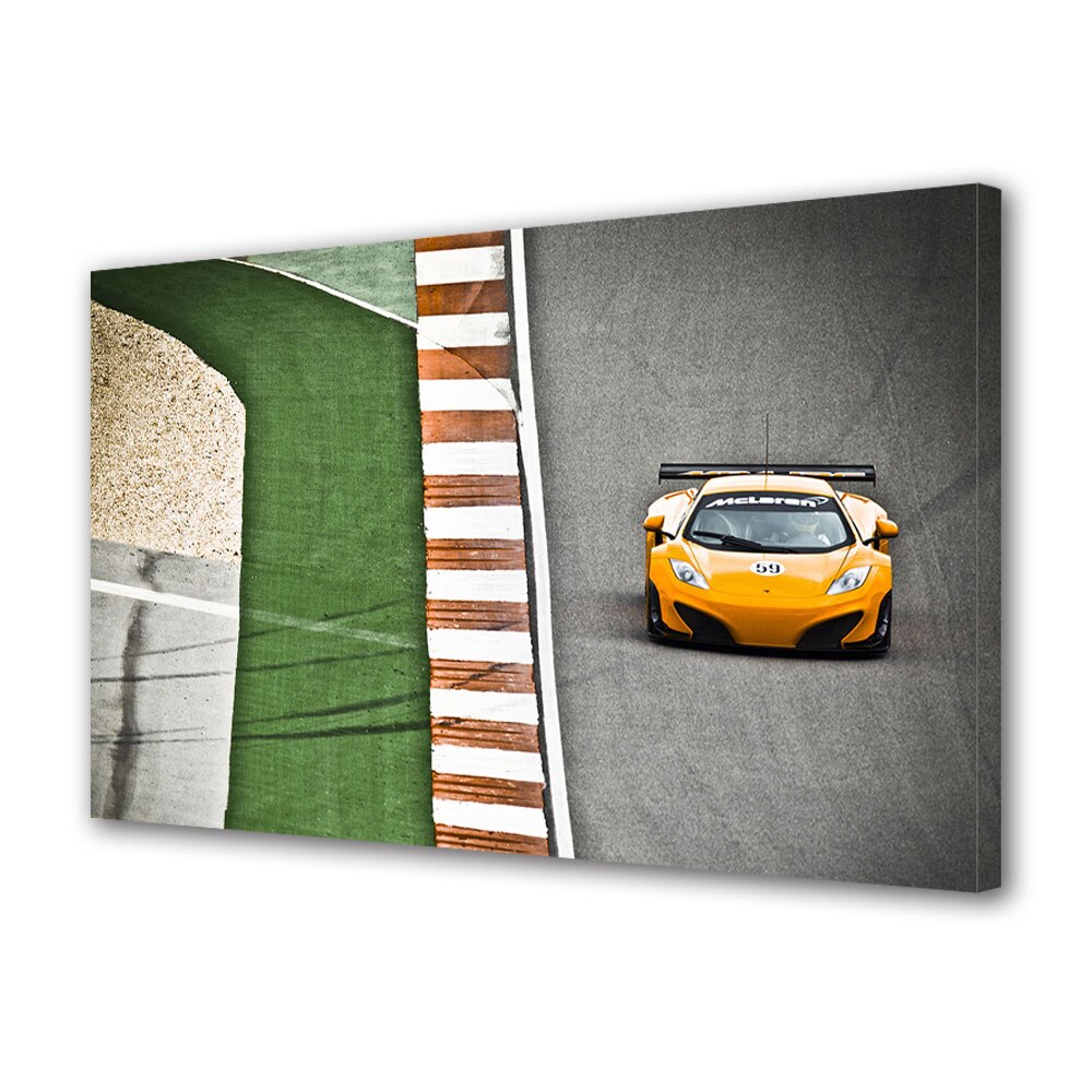 Tablou Canvas Luminos in intuneric VarioView LED, Auto Moto, Pista de Curse, 30 x 45 cm