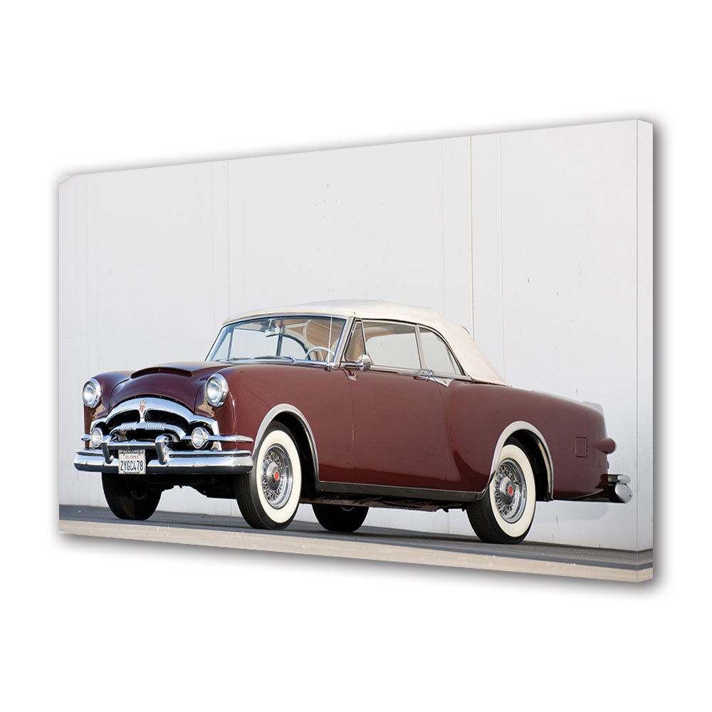 Tablou Canvas Luminos in intuneric VarioView LED, Auto Moto, Packard Caribbean Convertible 1953, 40 x 60 cm