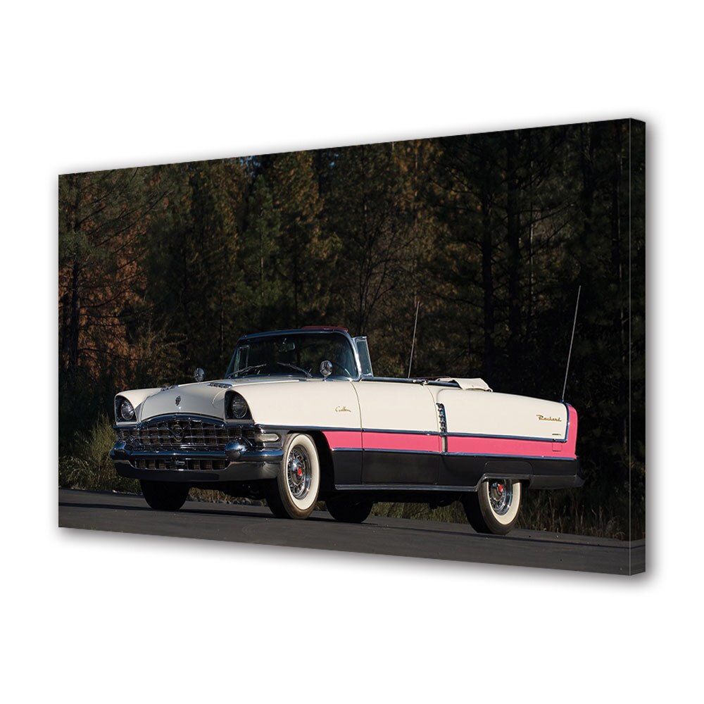 Tablou Canvas Luminos in intuneric VarioView LED, Auto Moto, Packard Caribbean Convertible 1956, 30 x 45 cm