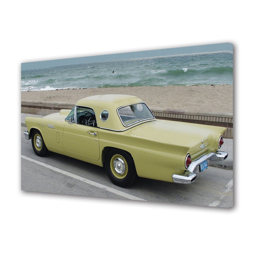 Tablou Canvas Luminos in intuneric VarioView LED, Auto Moto, 1957 Ford Thunderbird Phase I Supercharged, 30 x 45 cm