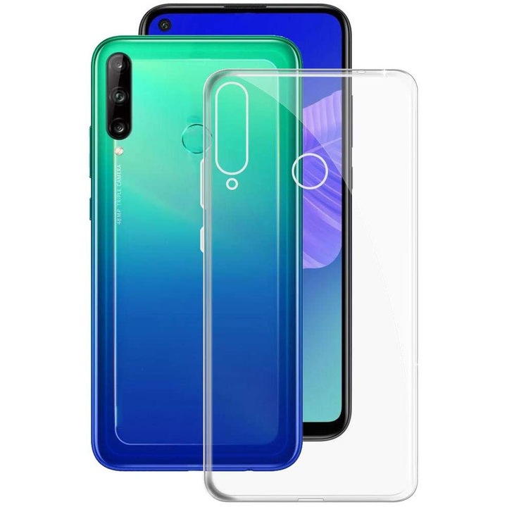 Силиконов Калъф Fashion Case за Huawei P40 Lite E, Удароустойчив, Прозрачен