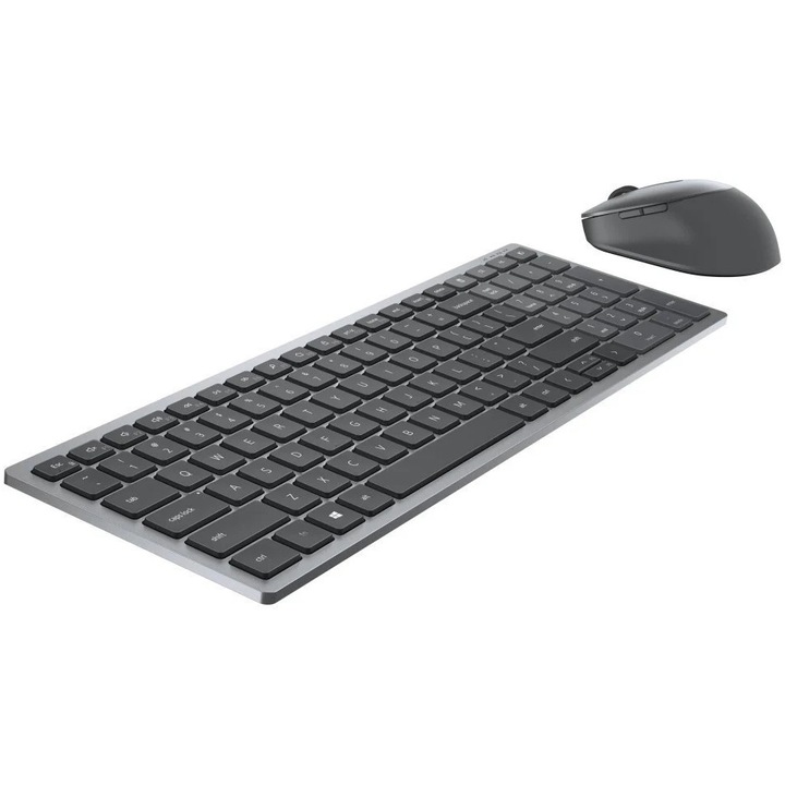 Комплект Клавиатура + Мишка Dell Multi-Device KM7120W, 2.4GHz&Bluetooth 5.0, Layout US Intl