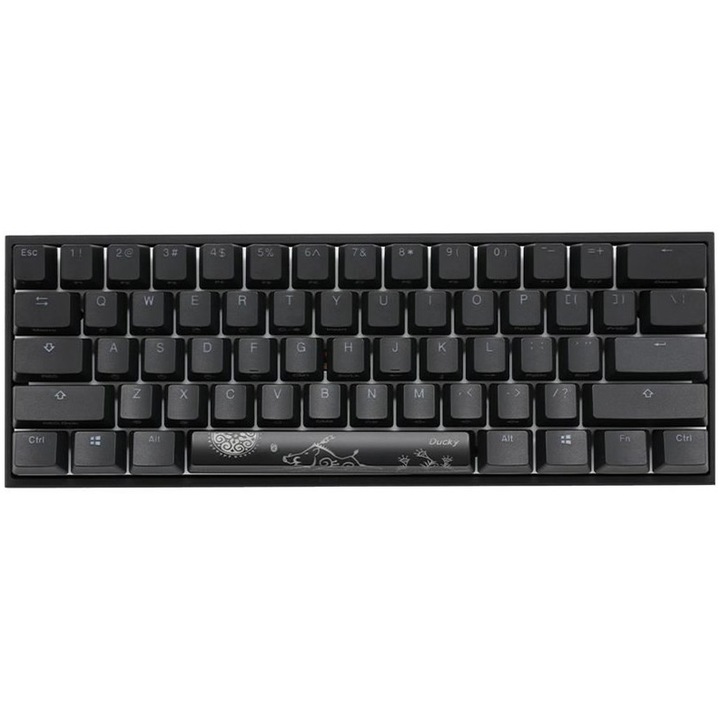 Клавиатура Gaming Ducky Mecha Mini RGB, Механична, Switch Cherry MX Speed Silver