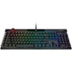 Клавиатура Gaming Corsair K100, RGB подсветка, Механична, Switch optic-mecanic Corsair OPX Rapidfire, Макро и мултимедийни бутони, Алуминиева рамка, Черен