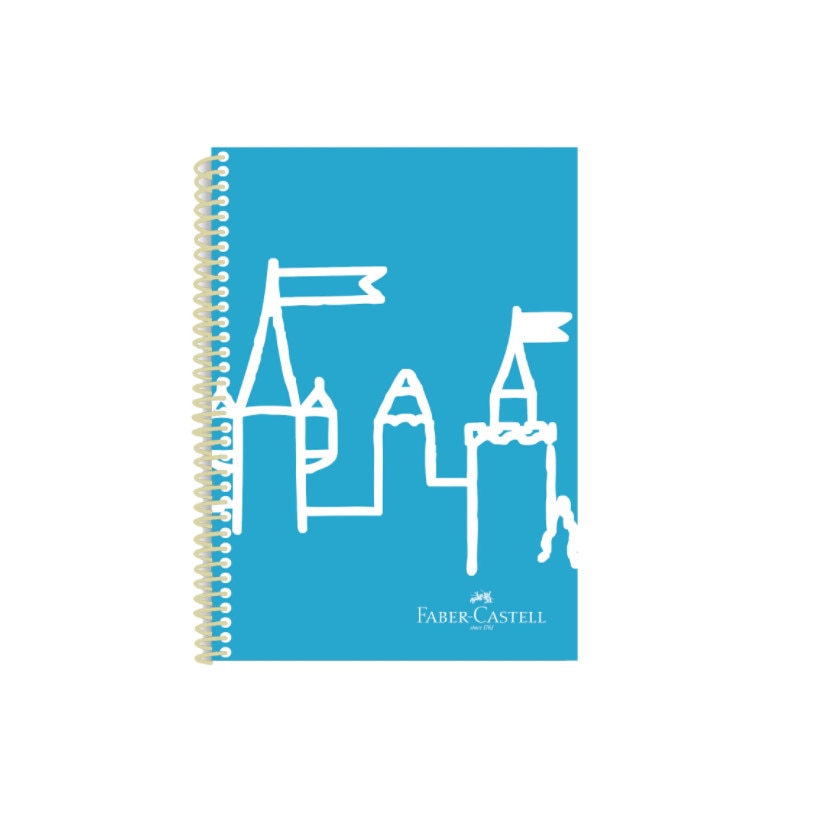 Caiet Spira A4 80F Dictando Coperta PP Motive Faber-Castell