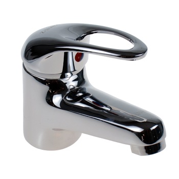 Baterie lavoar baie, Inox, Zilan, monocomanda cu ventil, cartus ceramic 40 mm / ZLN 7727 Baterie lavoar baie, Inox, Zilan, monocomanda cu ventil, cartus ceramic 40 mm / ZLN 7727