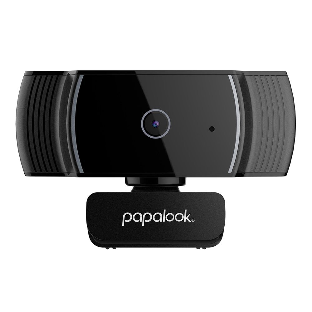 Papalook Full HD 1080p webcam with microphone for laptop monitor ...