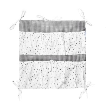 Organizator patut pentru bebelusi 47 x 47 cm Sensillo 386959, Gri Organizator patut pentru bebelusi 47 x 47 cm Sensillo 386959, Gri
