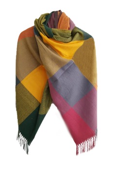Esarfa casmir, tip sal, Original Trend,toamna-iarna,multicolor Esarfa casmir, tip sal, Original Trend,toamna-iarna,multicolor