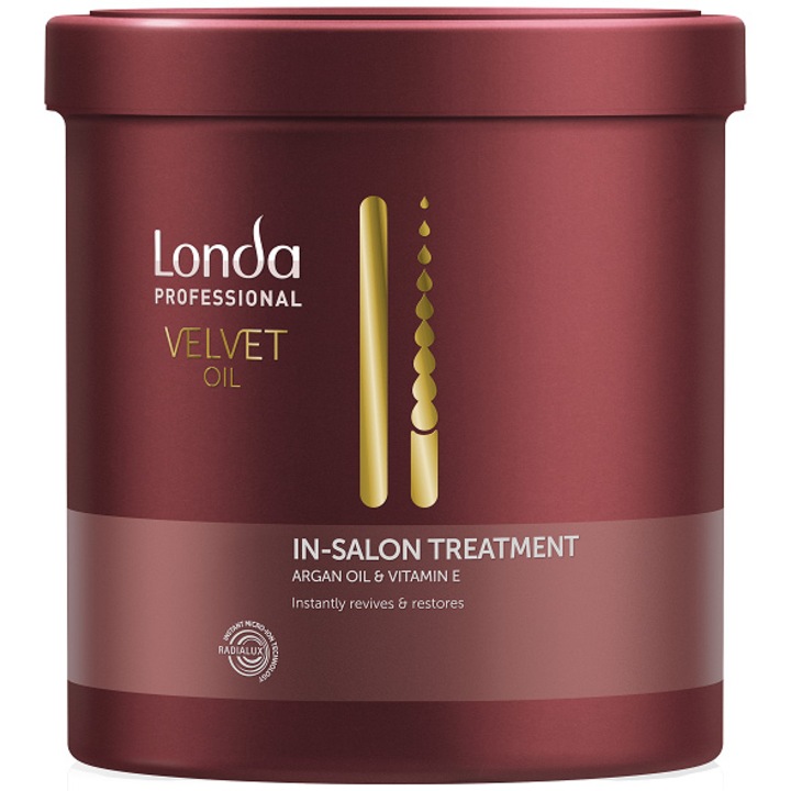 Tratament Londa Professional Velvet Oil cu ulei de argan pentru par stralucitor si hidratat, 750 ml