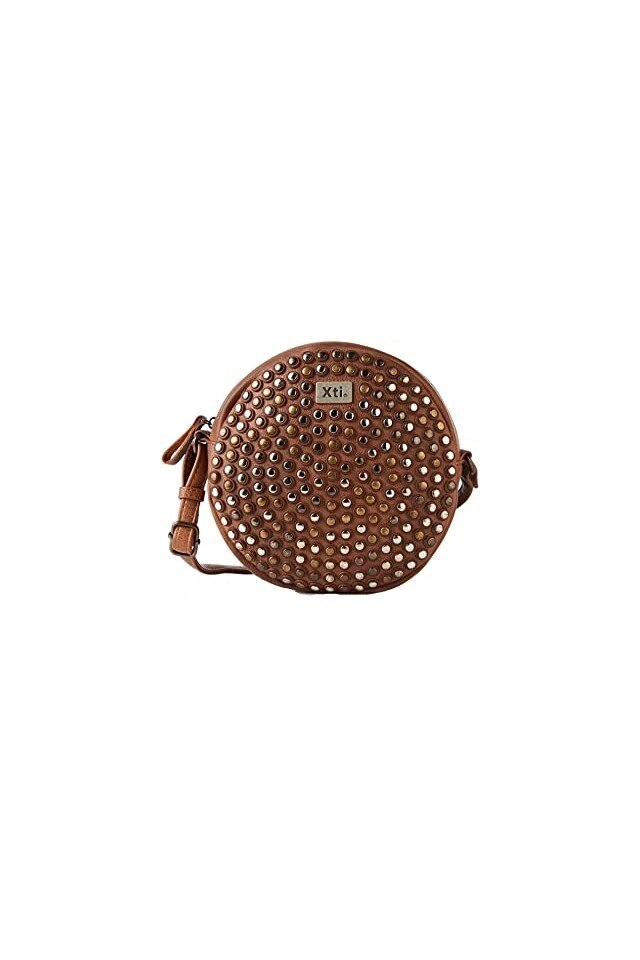 Geanta Dama Crossbody Xti, cu tinte, din piele ecologica, Maro