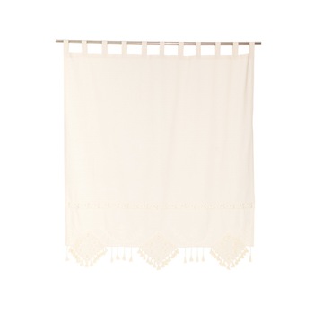 Perdea confectionata din bumbac 100%, Valentini Bianco, inaltime 180cm , latime 160cm, PR006 Perdea confectionata din bumbac 100%, Valentini Bianco, inaltime 180cm , latime 160cm, PR006