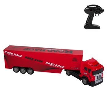 Tir de jucarie cu telecomanda, Zola®, distanta 1:32, rosu Tir de jucarie cu telecomanda, Zola®, distanta 1:32, rosu