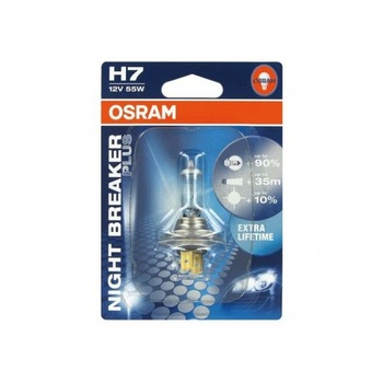 Bec auto halogen OSRAM 12V Night Breaker H7 PX26d 1 buc Bec auto halogen OSRAM 12V Night Breaker H7 PX26d 1 buc