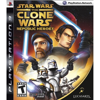 Joc Star Wars The Clone Wars Republic Heroes pentru Ps3 Joc Star Wars The Clone Wars Republic Heroes pentru Ps3