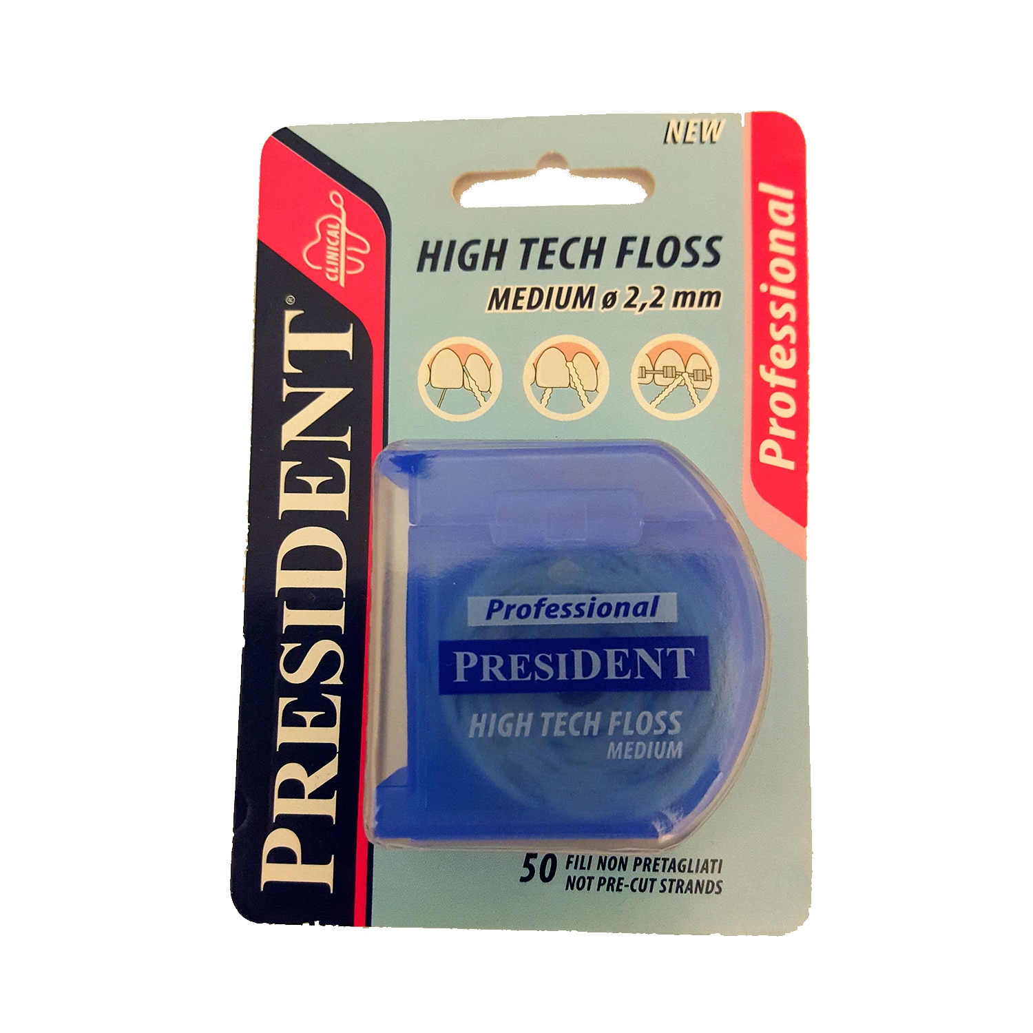 Ata dentara High Tech PresiDent Proffesional medie 50buc