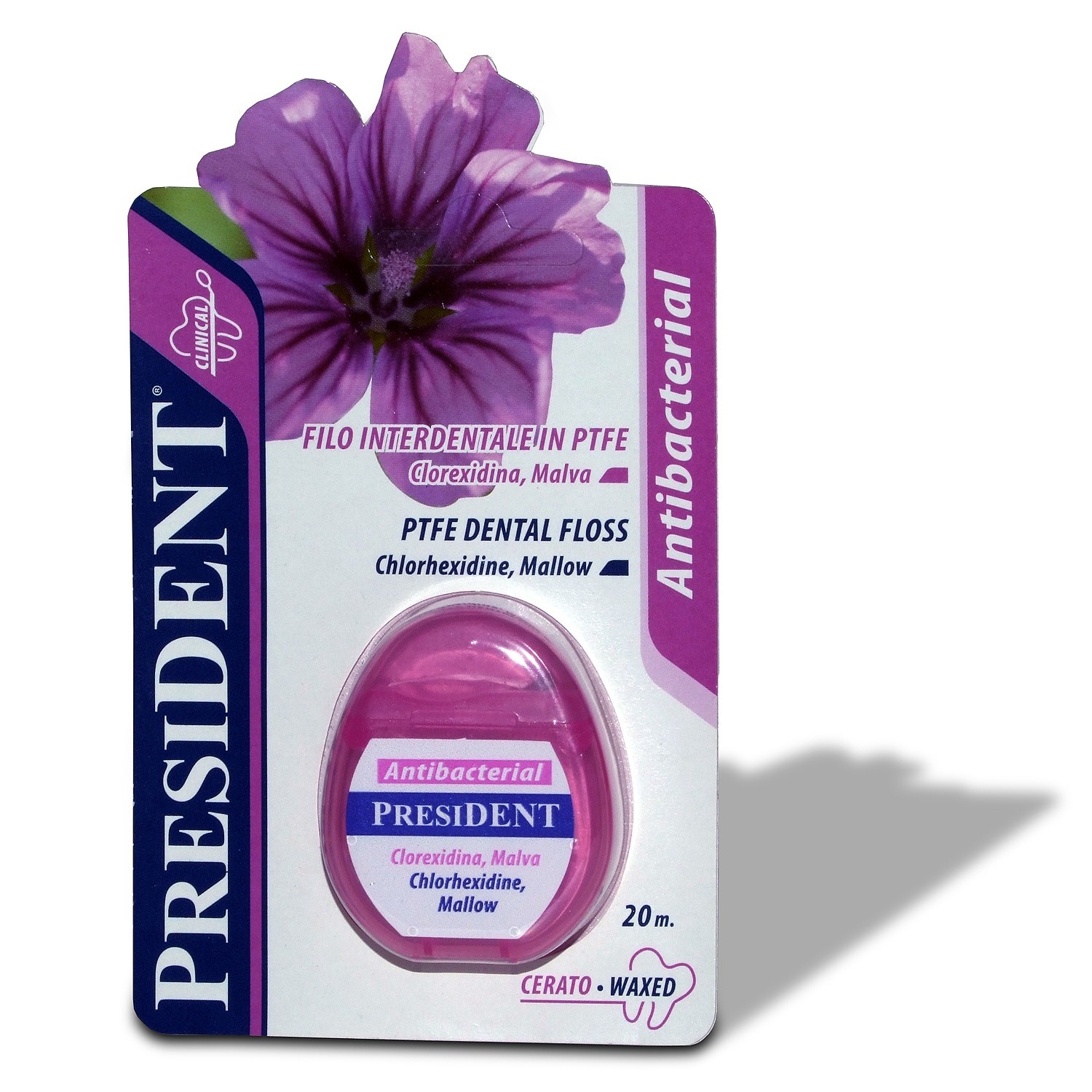 Ata dentara parodontoza actiune anti bacteriana cu Clorhexidina PresiDent Antibacterial 20mt