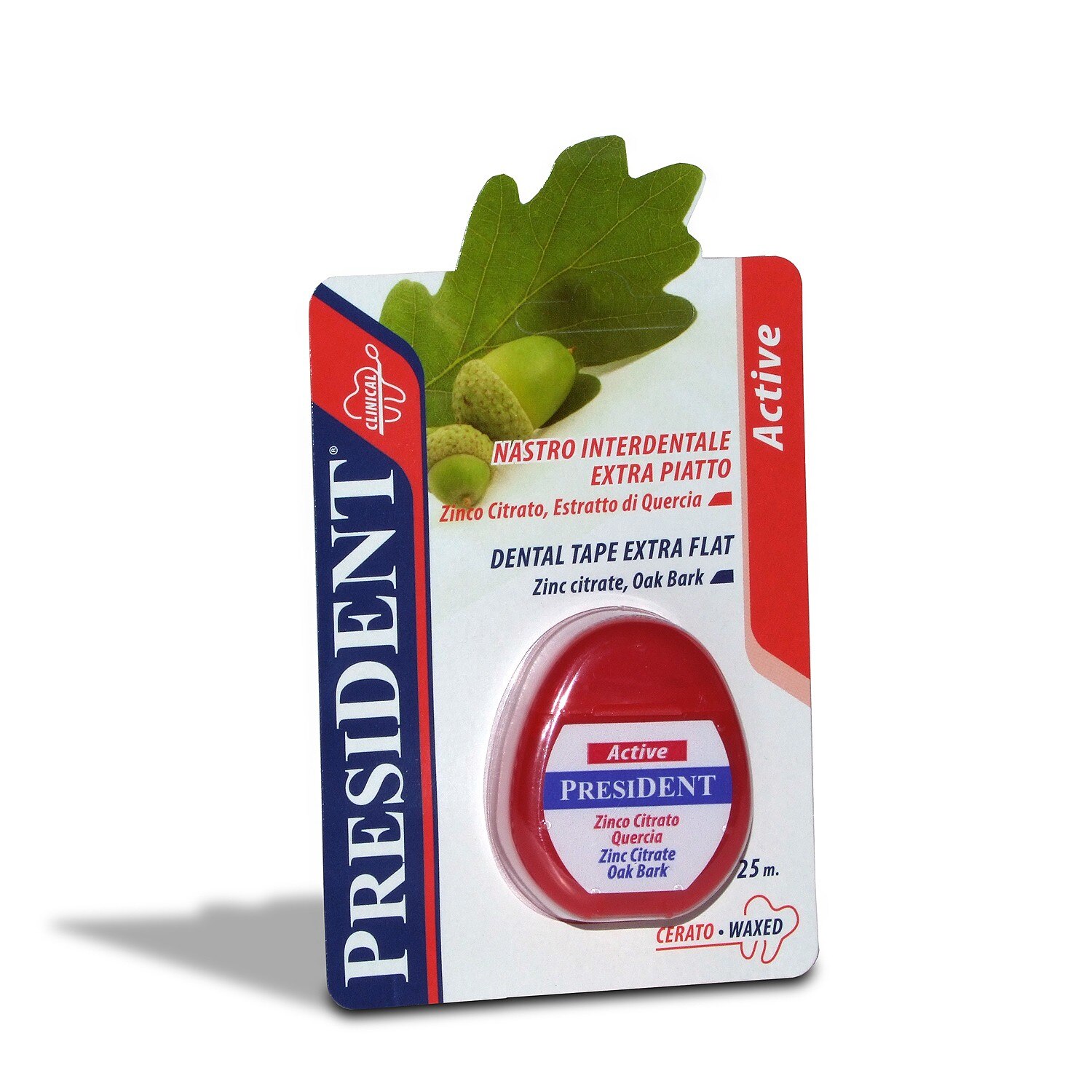 Ata dentara gingii inflamate PresiDent Active extras de Stejar 25 m