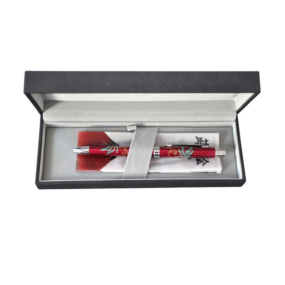 Pix multifunctional de lux PENAC Maki-E - Hoo-oo, bordeaux