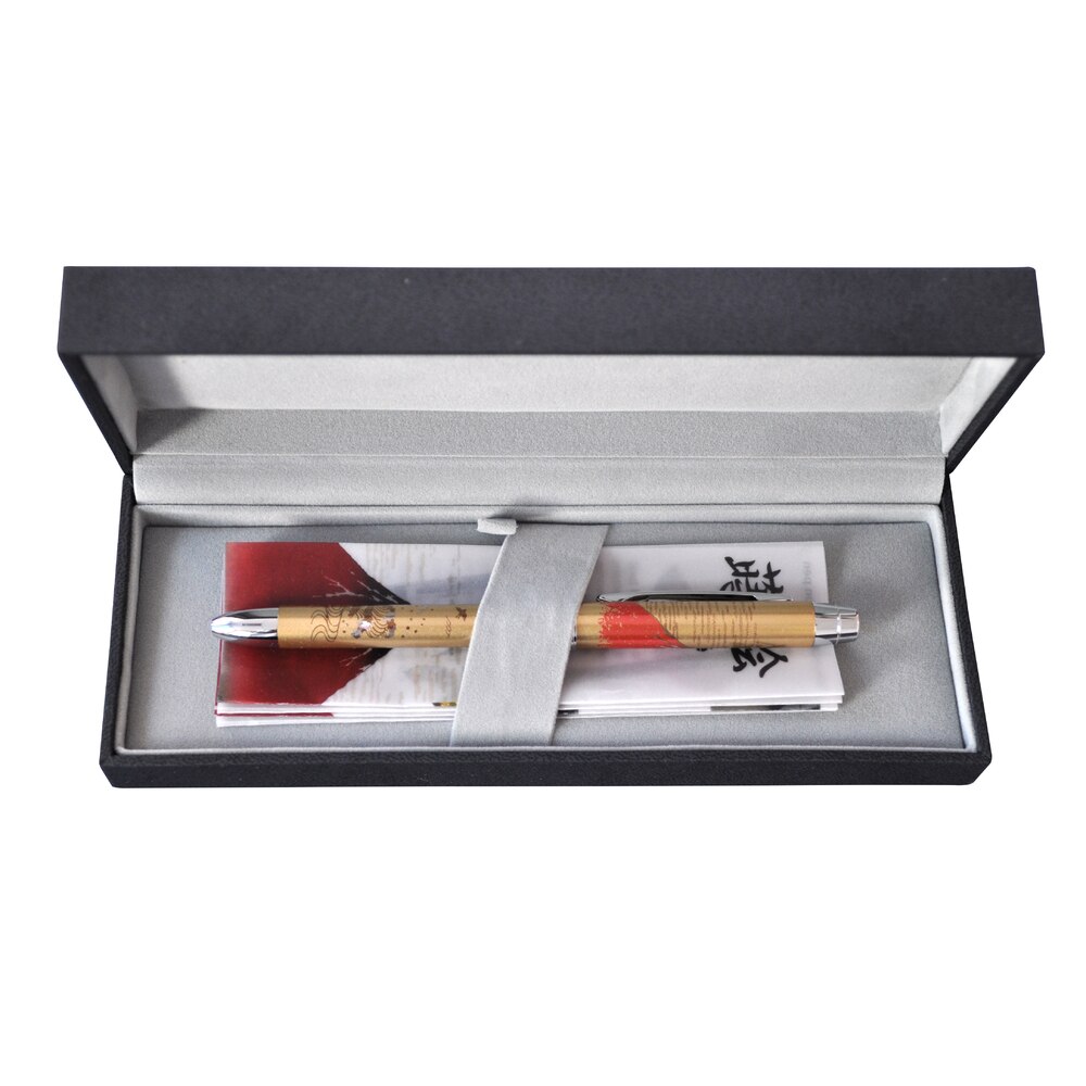 Pix multifunctional de lux PENAC Maki-E - Mount Fuji, corp auriu