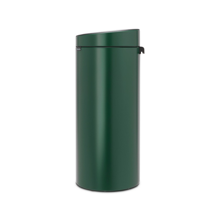 Cos de gunoi Brabantia Touch New, 30L, Sistem Soft Touch, Inox, Verde